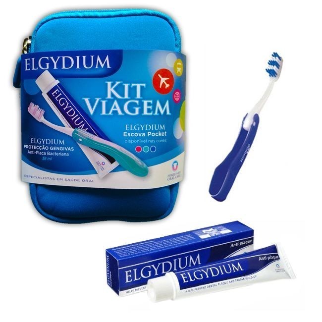 Fashion Elgydium Viagem. Pack Escova+Pasta 1unid+7ml