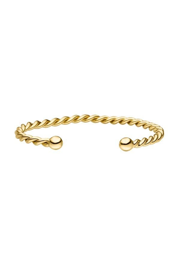 Fashion VINTAGE CLASSIC TWISTED CUFF 18K GOLD PLATED |Paul Valentine