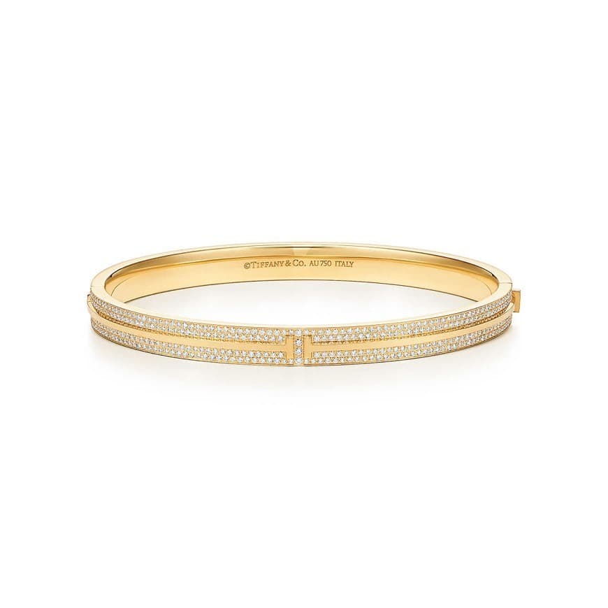 Fashion Tiffany T Two Hinged Bangle | Tiffany&Co.