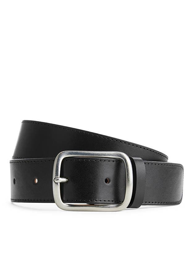 Moda Flat Leather Belt | ARKET