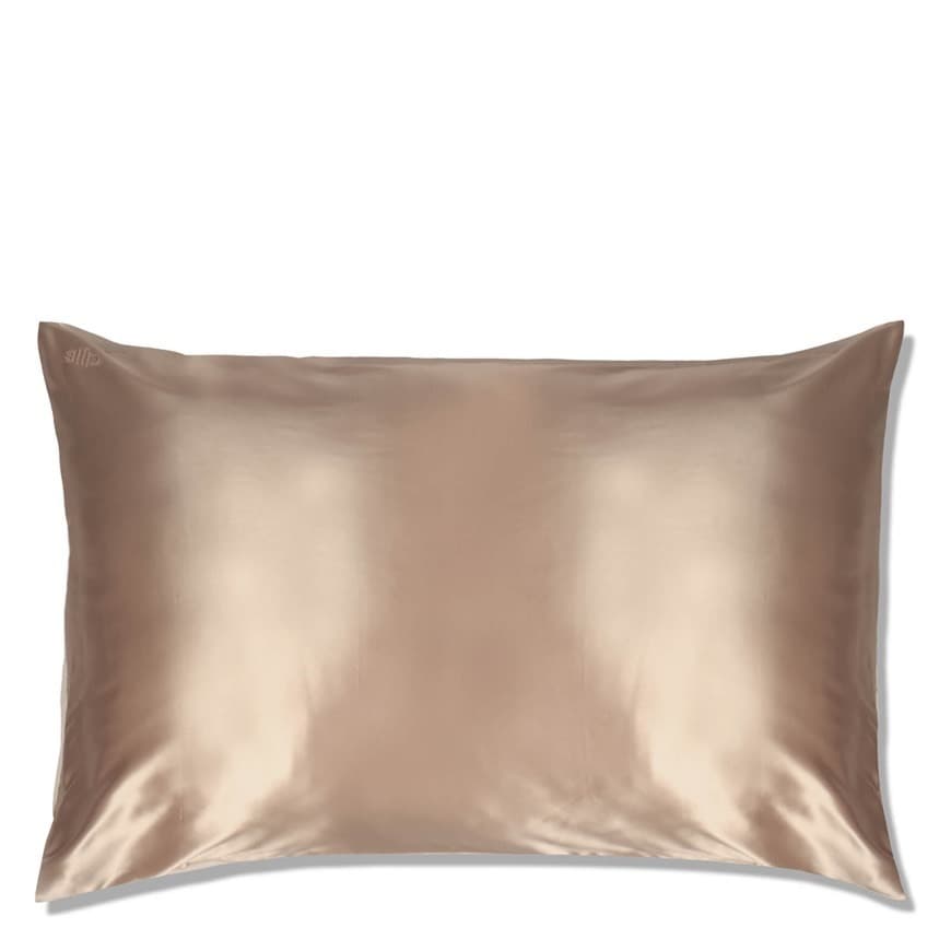 Fashion Slip Silk Pillowcase - Queen | shade: Caramel