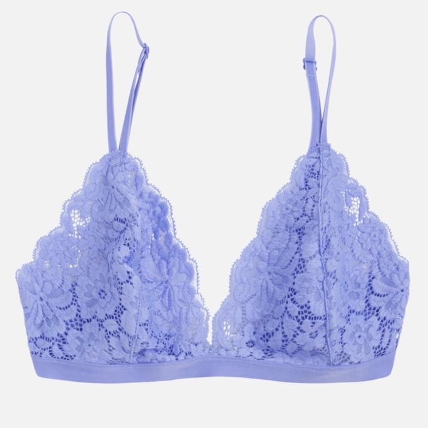 Product Lacy blue bra oysho 