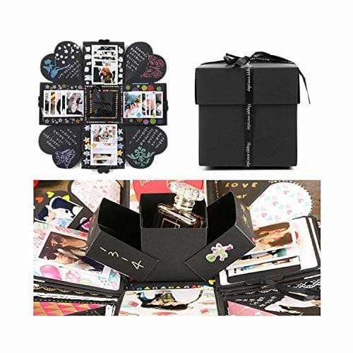 Home EKKONG Explosion Box Scrapbook Creative DIY Photo Album de Accesorios para cumpleaños