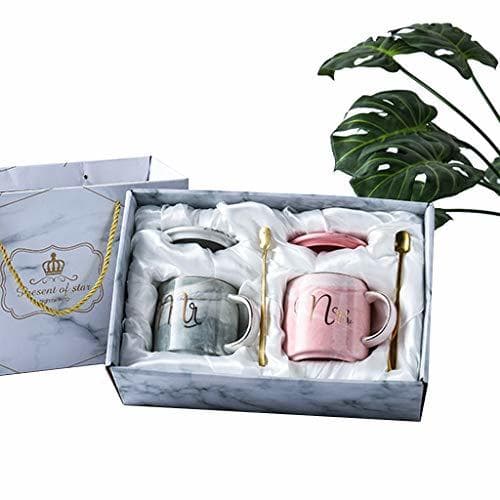 Elemento de la categoría hogar Amycute 2 PCS Tazas de Regalo para Parejas