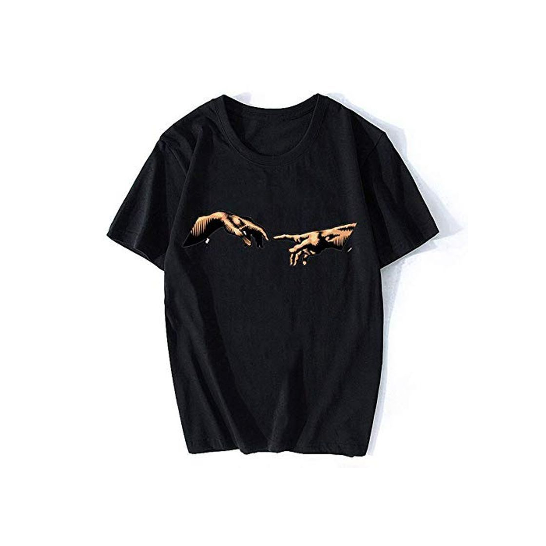 Product Michelangelo Hands Camiseta T Shirt Ulzzang Vintage Mujer-Men Aesthetic Tshirt 90s T-Shirt