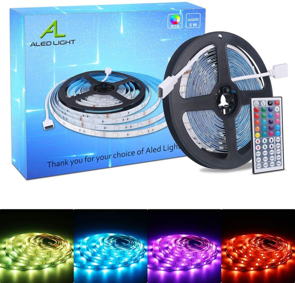 Producto ALED LIGHT Tiras LED 5050 RGB 5m de Longitud 150 LED Multicolor