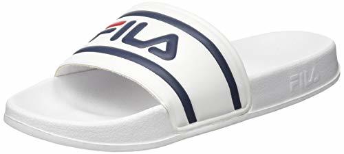 Moda Fila Morro Bay Slipper, Zapatos de Playa y Piscina para Hombre, Blanco