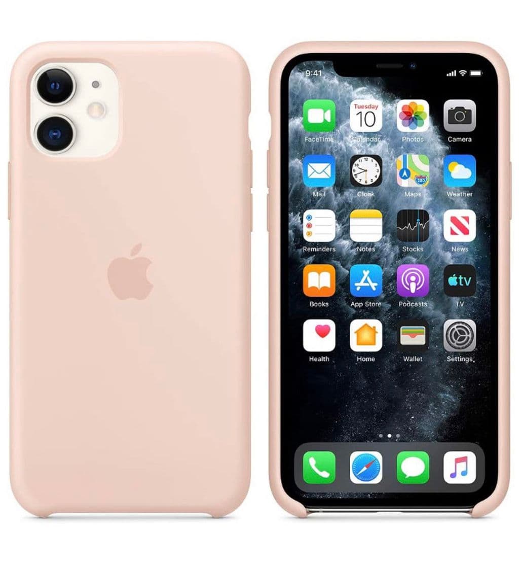 Fashion Funda rosa arena🥰imitacion apple