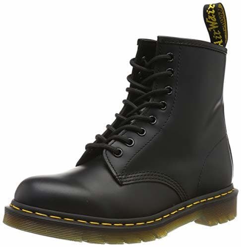 Fashion Dr. Martens 1460 Smooth, Botas Militares Unisex Adulto, Negro