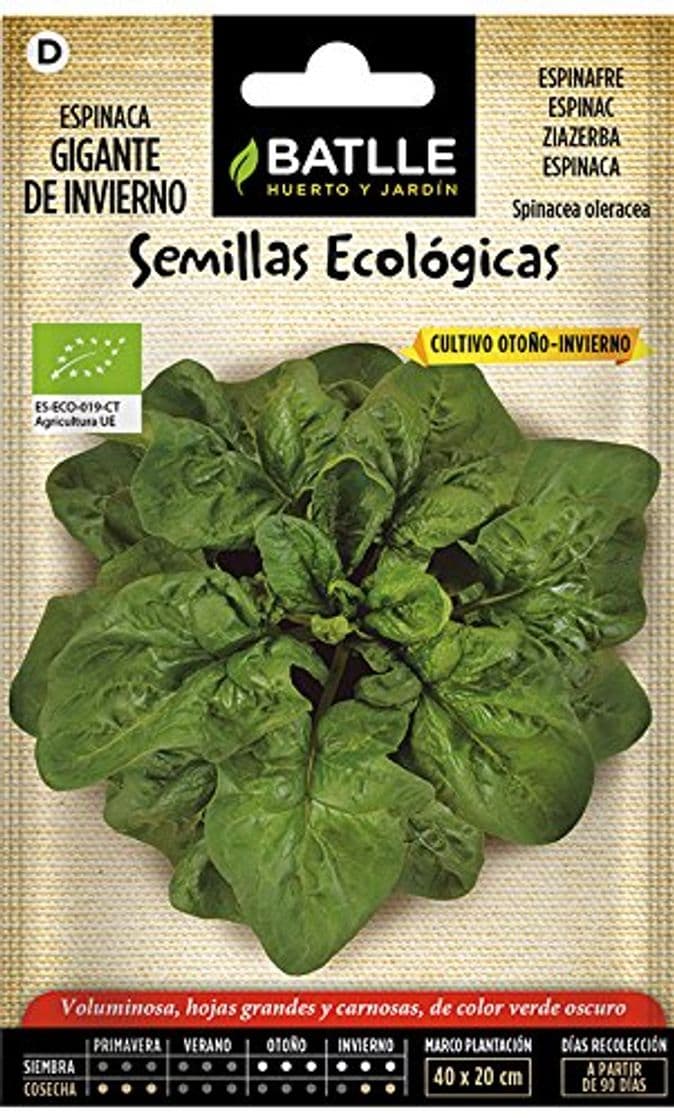 Product Semillas Ecológicas Hortícolas