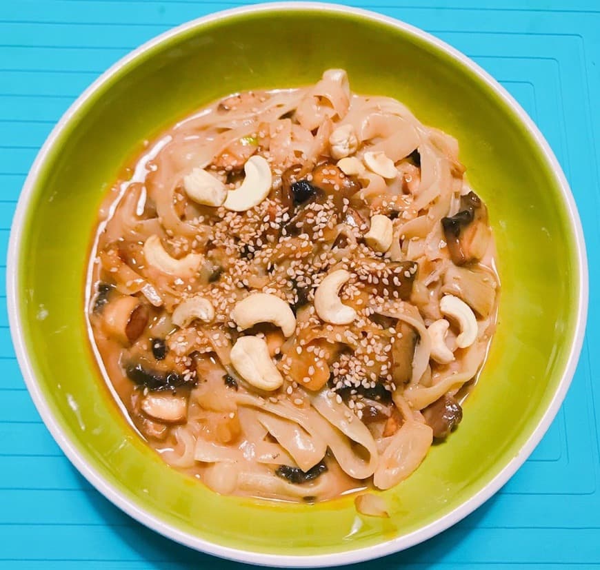 Fashion Miso Mushroom Coconut Noodles🥡🥢