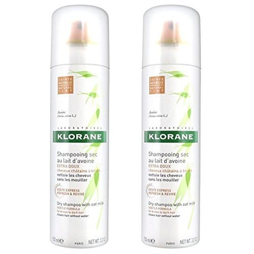 Place Klorane Spray Shampooing sec Extra-doux au Lait d'Avoine Teinté 2x150 ml