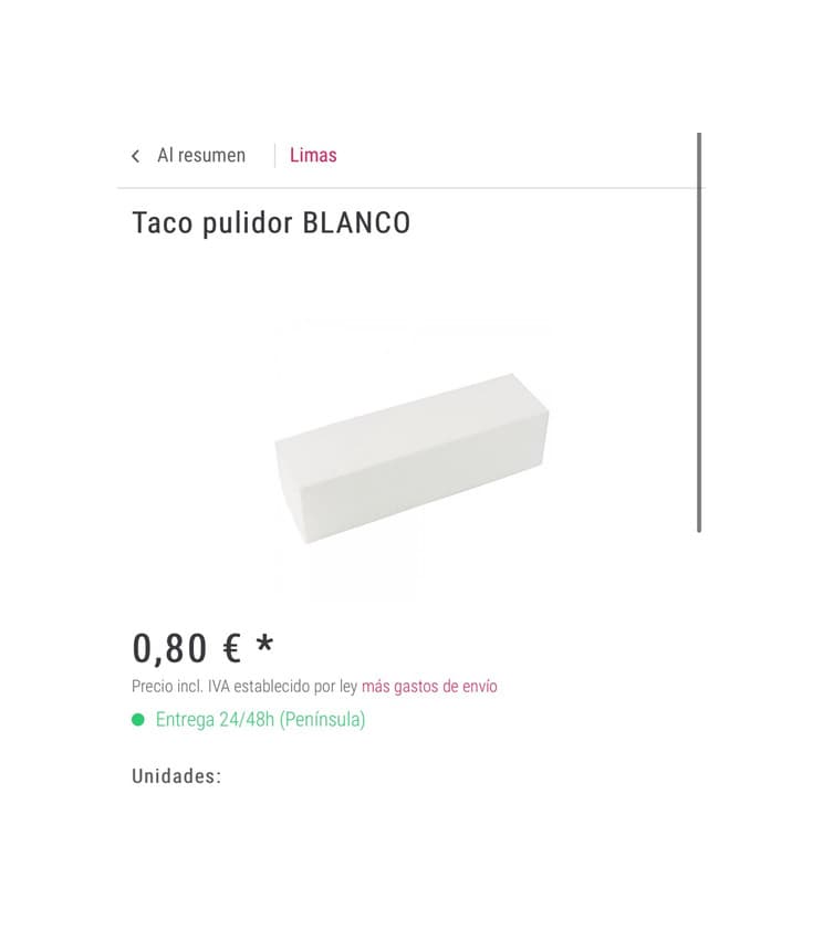 Product Taco pulidor 