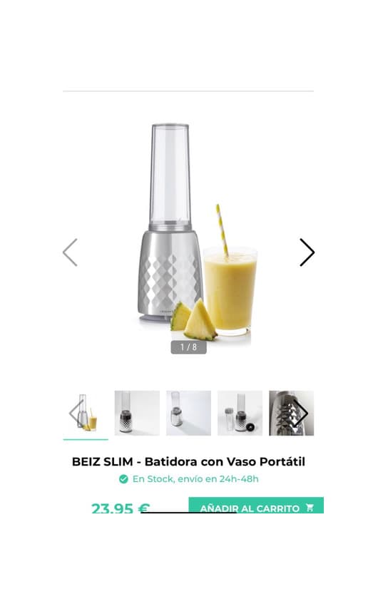 Producto Batidora con vaso portátil 