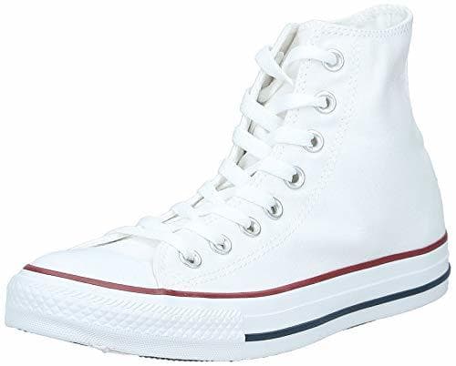 Moda Converse Chuck Taylor Hi, Zapatillas Unisex, Blanco