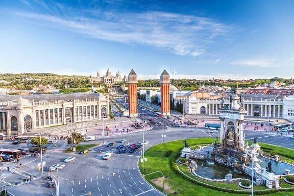 Lugar Plaza ESPAÑA Barcelona