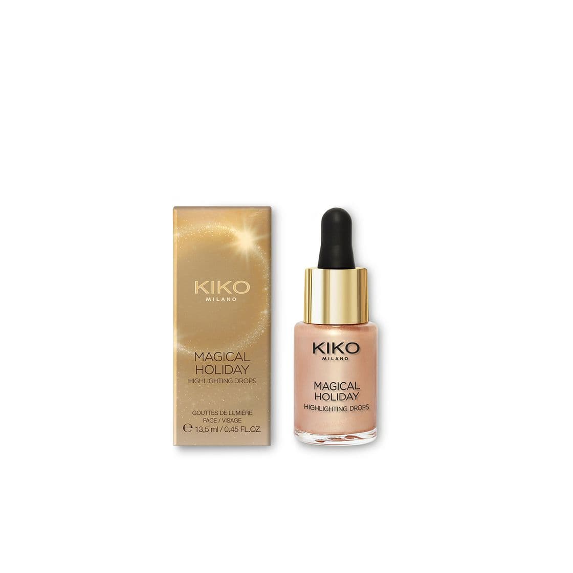 Producto KIKO Milano MAGICAL HOLIDAY HIGHLIGHTING DROPS Liquid face highlighter with radiant metallic