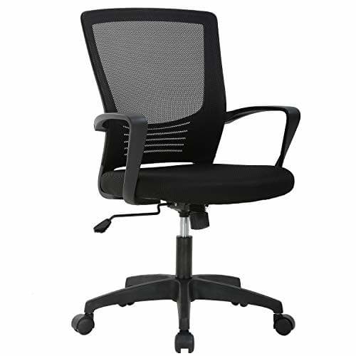 Product Silla de Oficina Giratoria Escritorio con Soporte Lumbar Sillon Ruedas Despacho