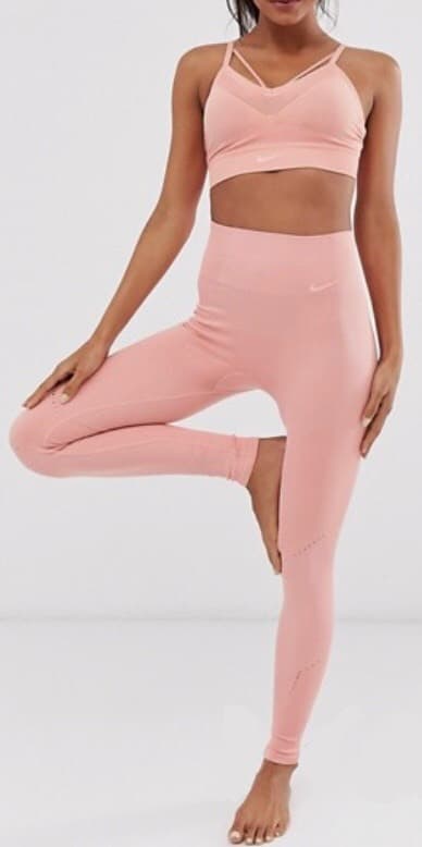 Producto Conjunto Nike yoga sin costuras rosa