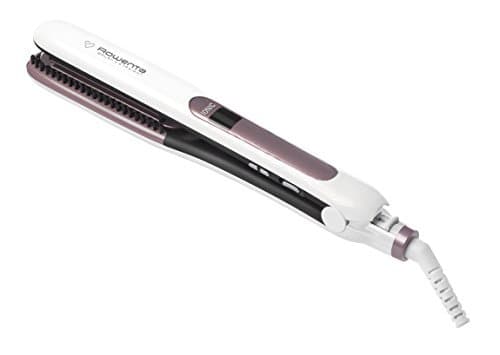 Belleza Rowenta Premium Care Brush & Straight SF7510F0 - Plancha de pelo con