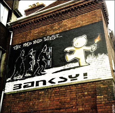 Place Banksy's The Mild Mild West