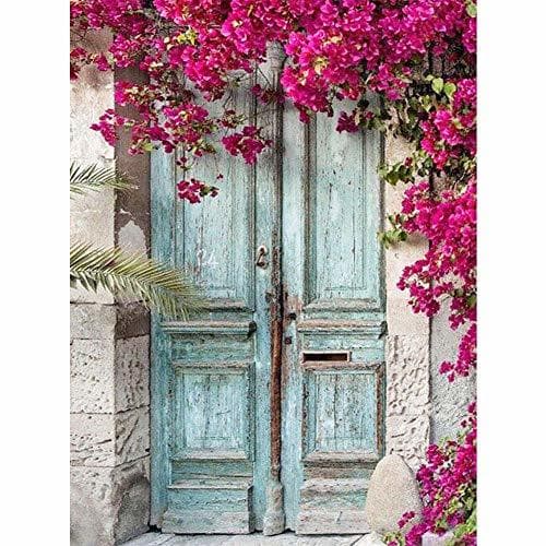 Producto Fansi 1X DIY 5D Kits de Pintura de Diamantes Puerta de Flores