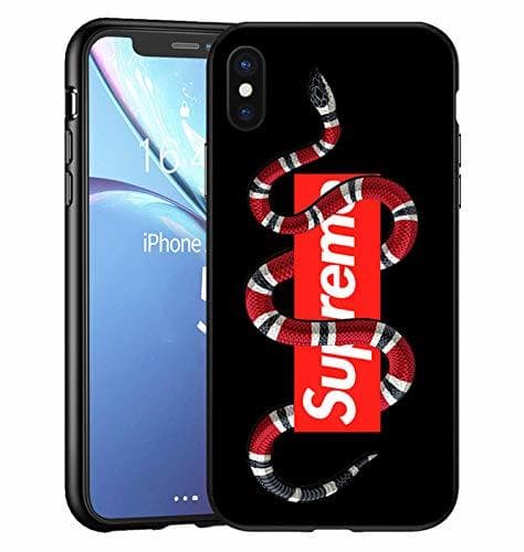 Electrónica Toxdi GG Logo iPhone XS MAX Funda, Carcasa Silicona Protector Anti-Choque Ultra-Delgado