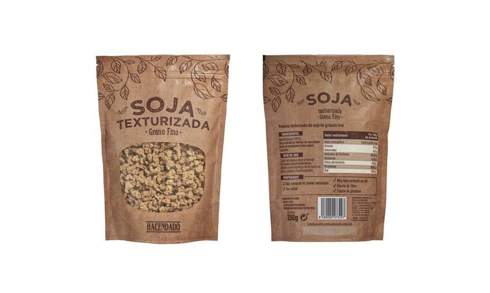 Producto Soja texturizada hacendado