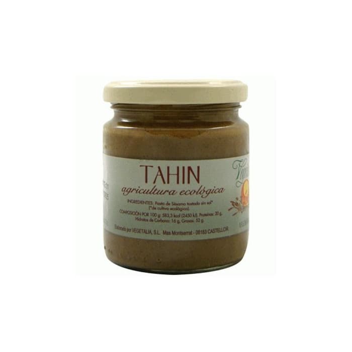 Producto Tahin Tostado Bio sin Sal 215 gr de Vegetalia