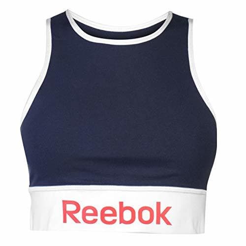 Fitness Reebok Linear Logo Cotton Bra Top