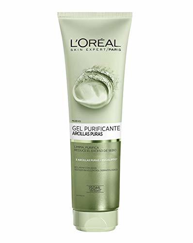 Beauty L'Oreal Paris Dermo Expertise Gel Limpiador Purificante Arcillas Puras Verde