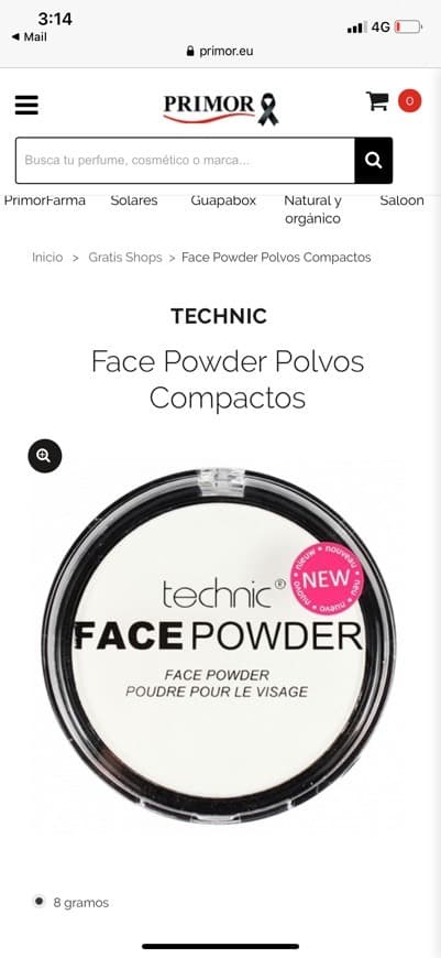 Product Face Powder Polvos Compactos Technic 