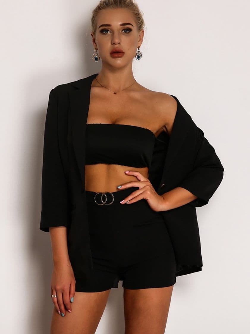 Fashion Joyfunear conjunto blazer y shorts