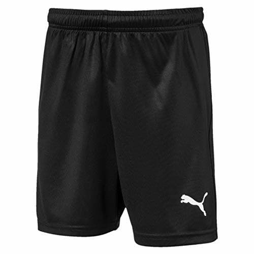 Product PUMA Liga Shorts Core Jr Pantalones Cortos de Fútbol, Unisex Niños, Negro