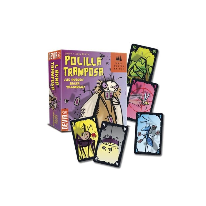 Producto Devir-Juego Polilla TRAMPOSA ¡GANARA QUIEN Antes SE DESHAGA DE Sus Cartas,