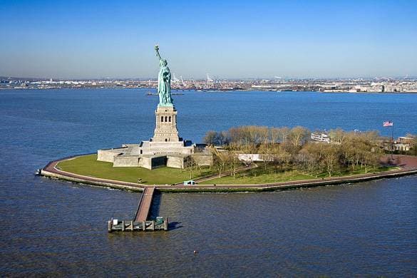 Lugar Liberty Island