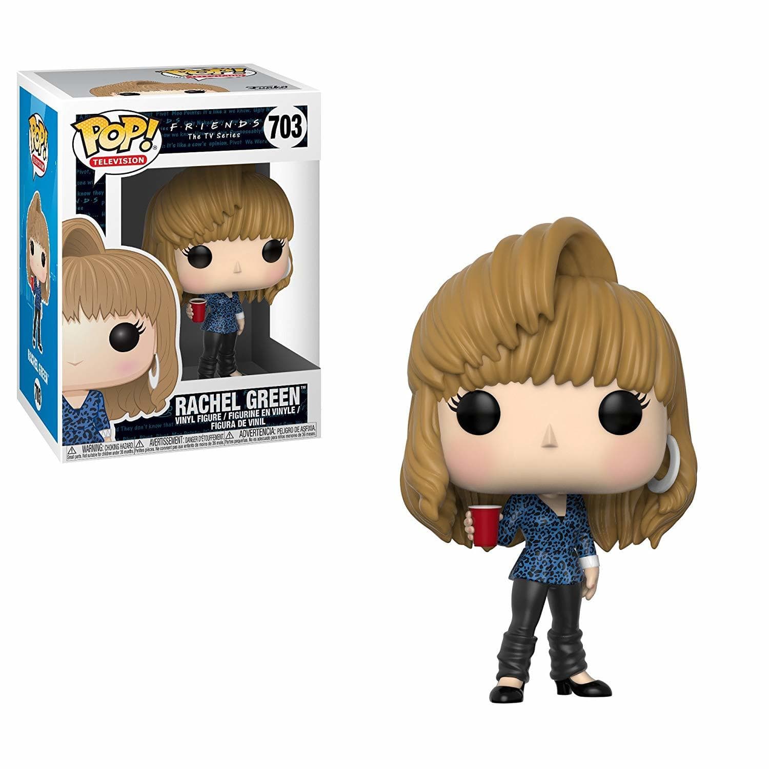 Juego Funko TV Rachel Green Peinado 80'S Figura 10 Cm Vinyl Pop Friends