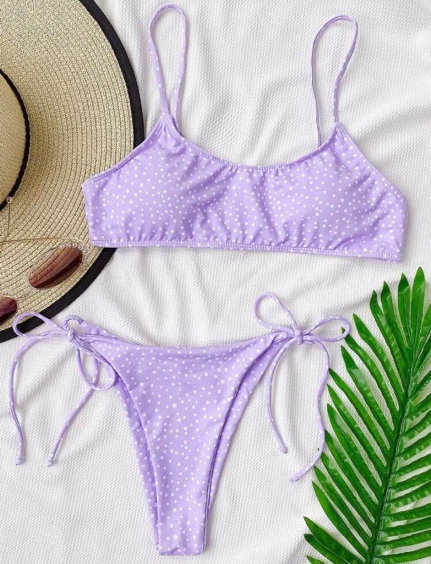 Product Sets de bikini Lunares Morado Sexy