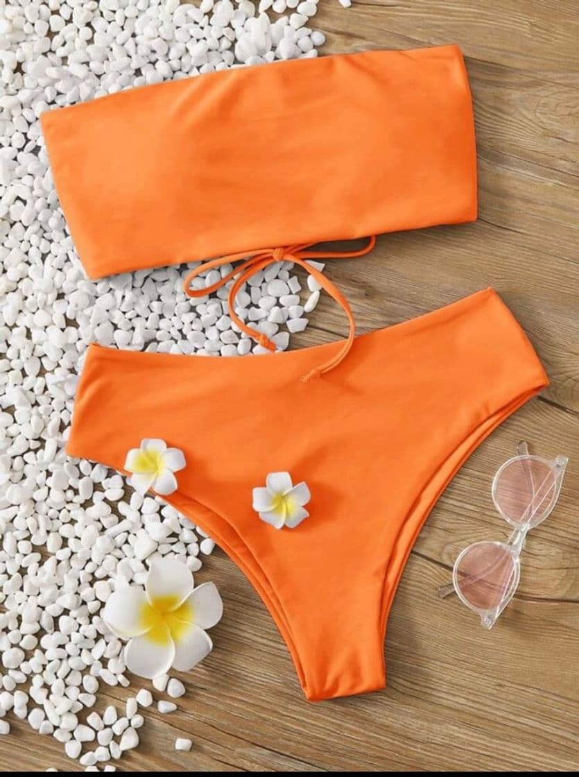 Product 
Sets de bikini Cinta Liso Naranja