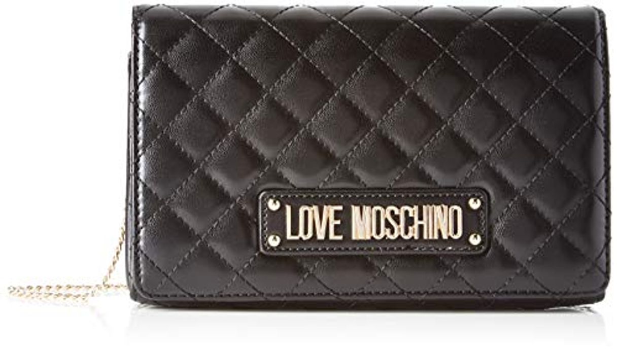 Moda Love Moschino Jc4122pp18la0000, Bolsa de mensajero Unisex Adulto, Negro