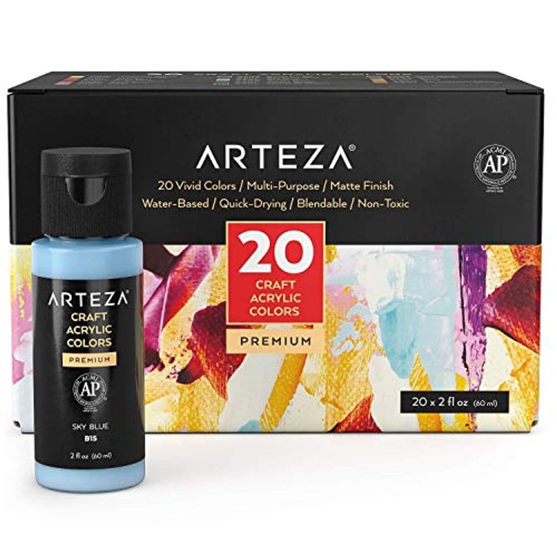 Product Arteza Set de pintura acrílica para manualidades