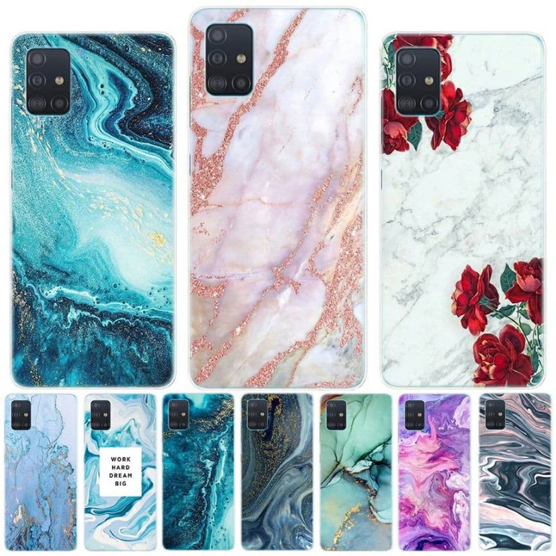 Fashion Fundas efecto mármol para Samsung 