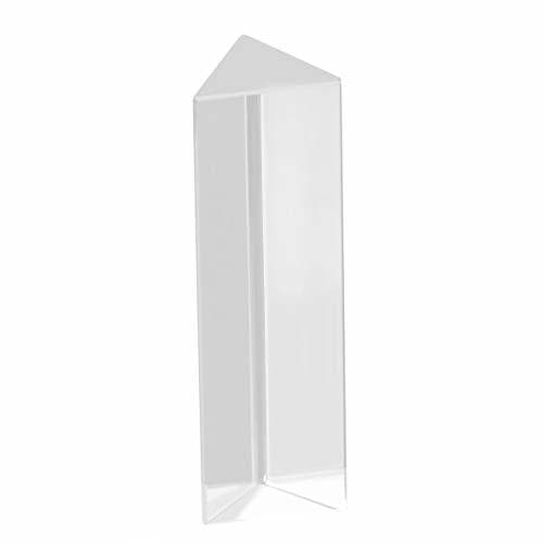 Producto UEETEK Prisma triangular de vidrio óptico de cristal para la enseñanza en