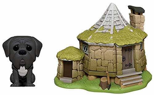 Juego Funko Pop Town: Harry Potter-Hagrid's Hut w/Fang Figura Coleccionable, Multicolor