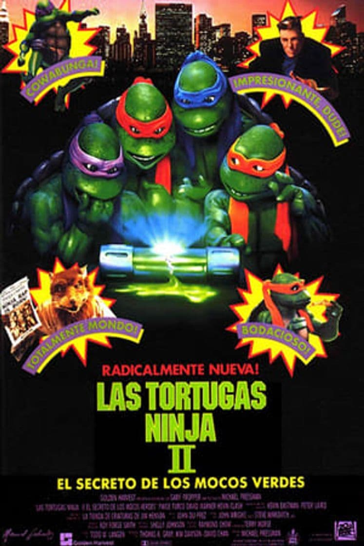 Película Teenage Mutant Ninja Turtles II: The Secret of the Ooze