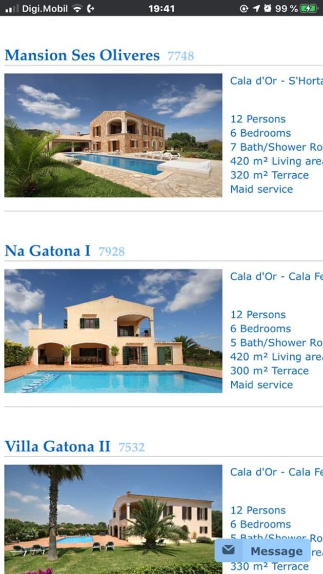 Product Villas in Mallorca Cala d'Or Santanyi