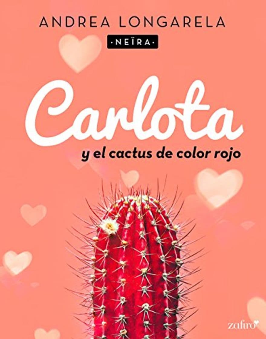 Libro Carlota y el cactus de color rojo