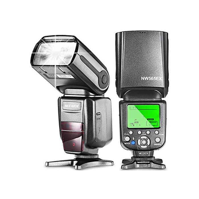 Electronic Neewer NW565EX E-TTL Flash Esclavo Speedlite para Canon 7D Mark II 5D