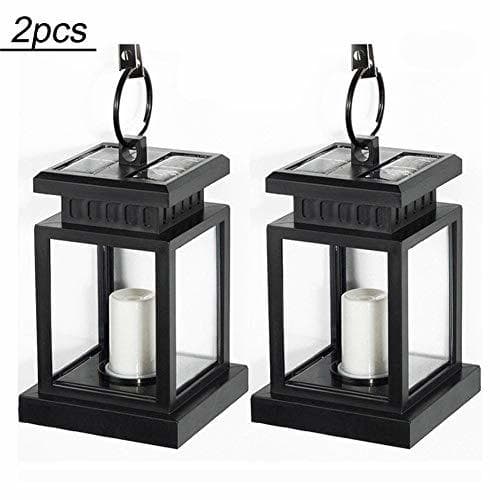 Home Faroles de Decoracion 4pcs 2pcs luz solar al aire libre Linterna de