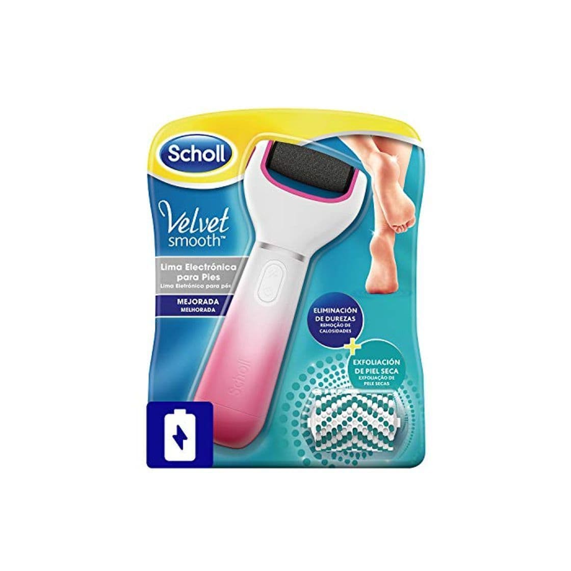 Belleza Scholl Lima Eléctrica Durezas Pies Diamond Crystals